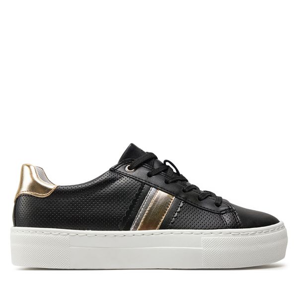 Geox Tenisice Geox D Claudin D45VWA 000BC C0531 Black/Platinum