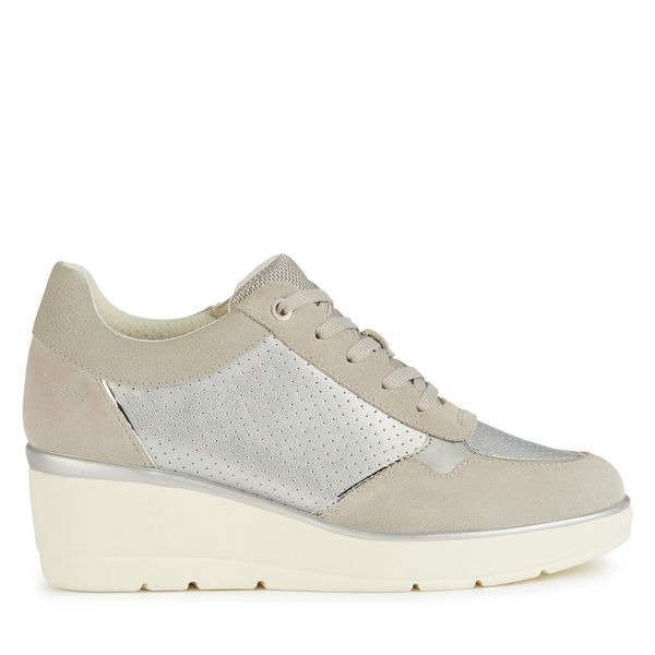 Geox Tenisice Geox D Ilde D25RAA 0AJ22 C0898 Silver/Lt Grey