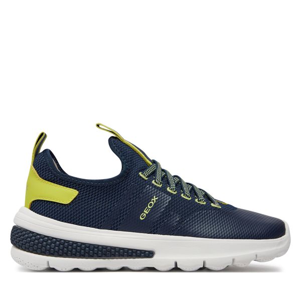 Geox Tenisice Geox J Activart Boy J45LTB 0159J CF43S D Navy/Lime Green
