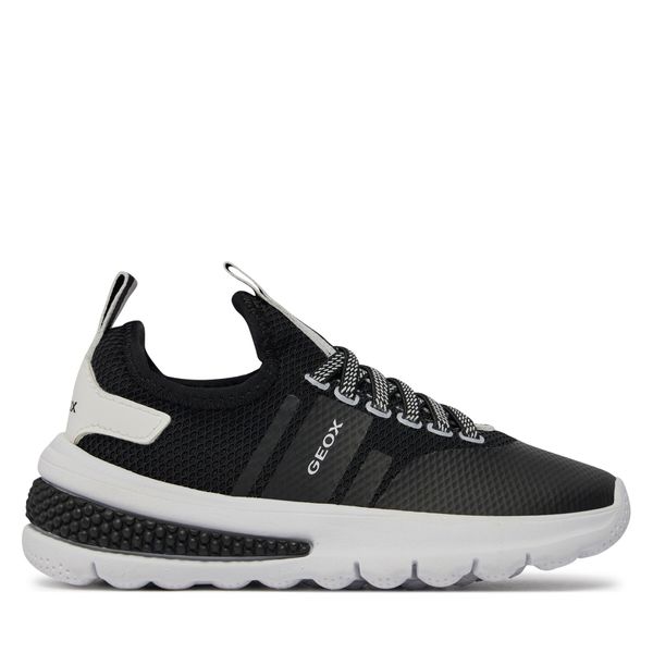 Geox Tenisice Geox J Activart Girl J45LXB 0159J C0127 S Black/White