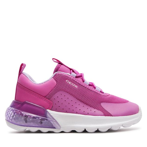 Geox Tenisice Geox J Activart Illuminus J45LZA 0149J C8257 S Ružičasta