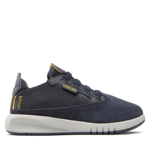 Geox Tenisice Geox J Aeranter B.A J16BNA 02285 C0916 S Navy/Ochreyellow