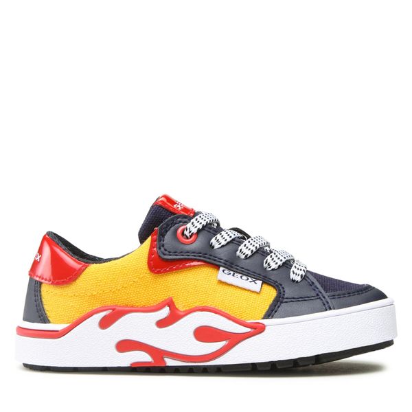 Geox Tenisice Geox J Alphabeet Boy J35HLA01054C2117 M Yellow/Navy