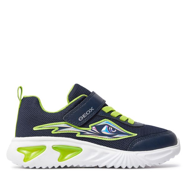 Geox Tenisice Geox J Assister Boy J45DZA 014CE C0749 D Navy/Lime
