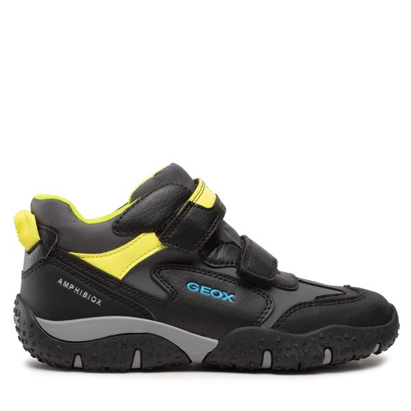 Geox Tenisice Geox J Baltic B.B Abx A J2642A 050BU C0802 D Black/Lime