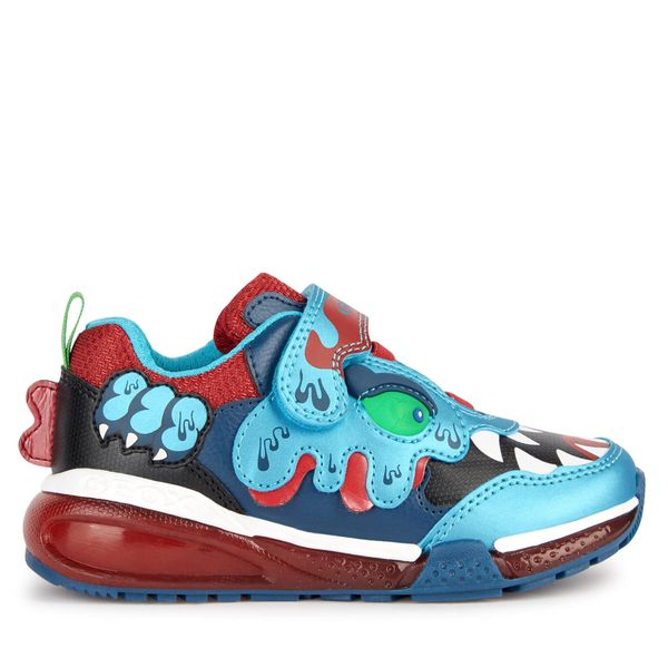 Geox Tenisice Geox J Bayonyc Boy J36FEA 05011 C4320 DD Lt Blue/Red