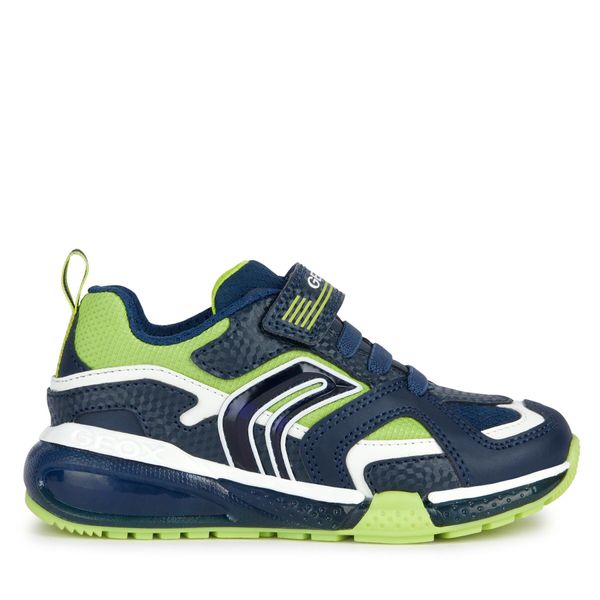 Geox Tenisice Geox J Bayonyc Boy J36FEE 050FU C0749 S Navy/Lime