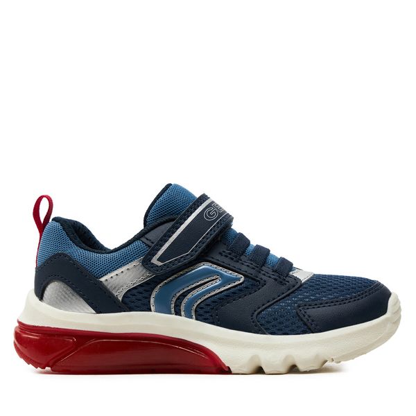Geox Tenisice Geox J Ciberdron Boy J45LBC 01454 C0735 S Navy/Red