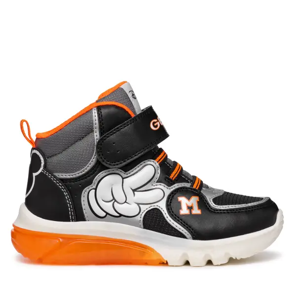Geox Tenisice Geox J Ciberdron Boy J46LBF 000BC C0039 D Crna