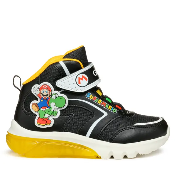 Geox Tenisice Geox J Ciberdron Boy J46LBJ 054FU C0054 D Crna
