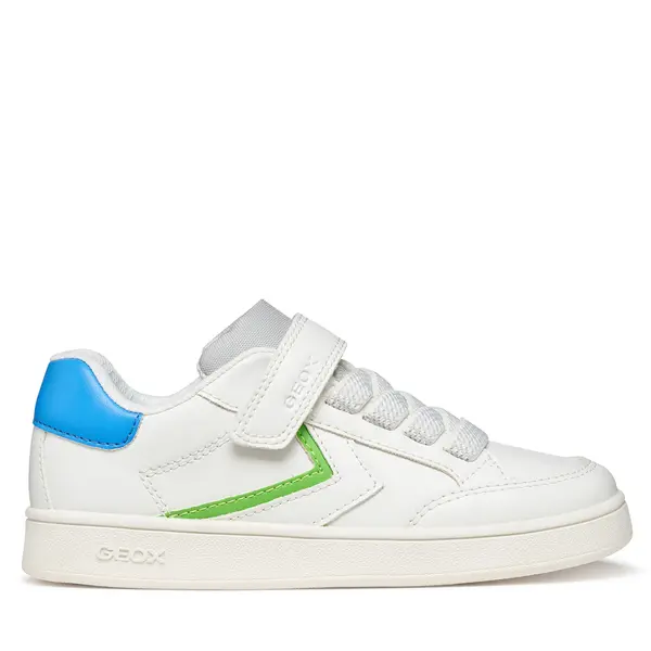 Geox Tenisice Geox J Eclyper Boy J55LSA 05411 C0478 D Bijela
