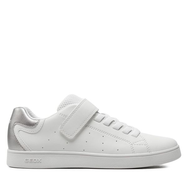 Geox Tenisice Geox J Eclyper Girl J36LRA 000BC C0007 D White/Silver