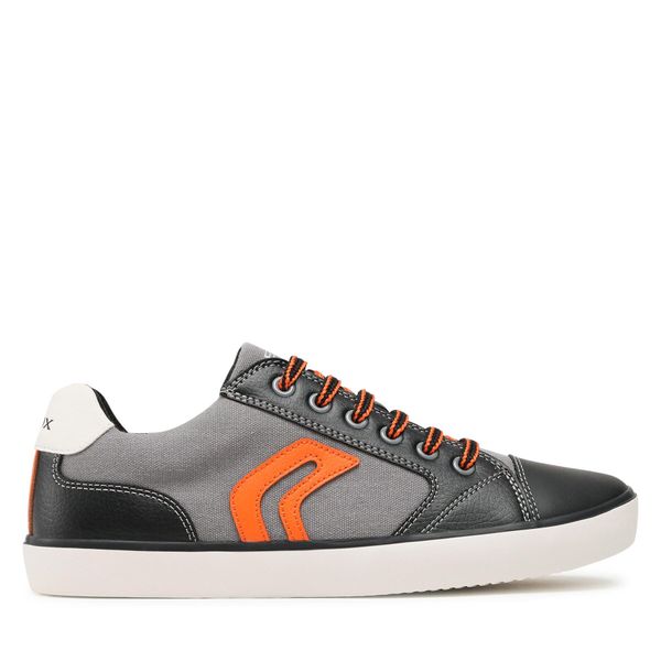 Geox Tenisice Geox J Gisli Boy J155CD010FEC0036 D Grey/Orange