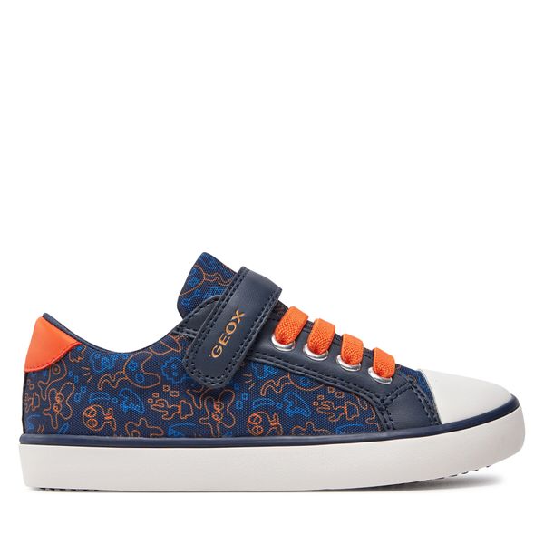 Geox Tenisice Geox J Gisli Boy J455CB 0AN54 C0820 S Navy/Orange