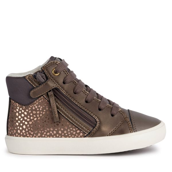 Geox Tenisice Geox J Gisli Girl J364NB 0DHAJ C1X2X S Smoke Grey/Gold