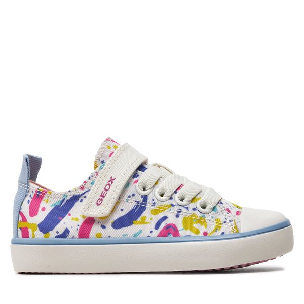 Geox Tenisice Geox J Gisli Girl J454NA 000AN C0653 M Bijela