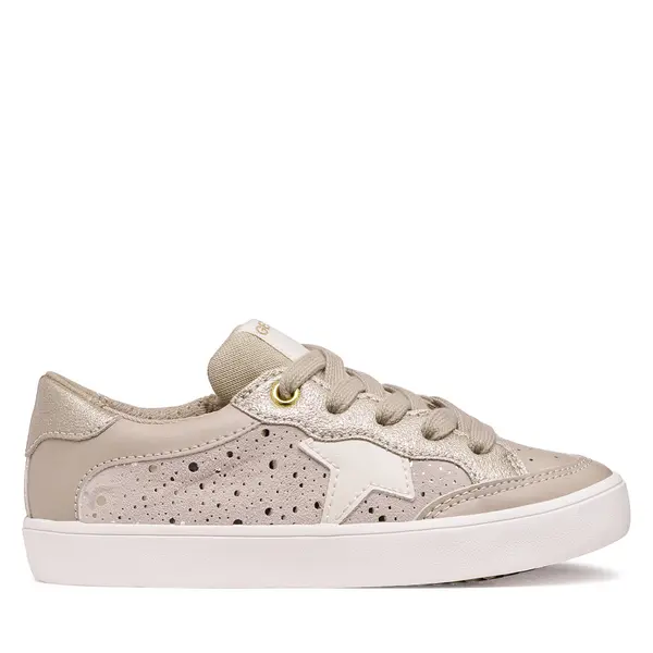 Geox Tenisice Geox J Gisli Girl J654NC 0BC07 C5000 D Bež