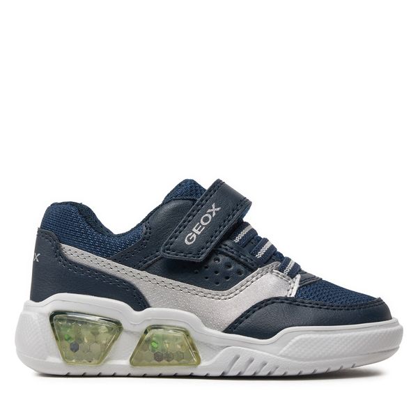 Geox Tenisice Geox J Illuminus Boy J45GVC 0BU11 C0673 M Navy/Silver