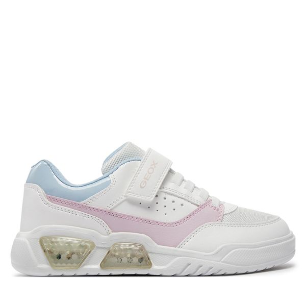 Geox Tenisice Geox J Illuminus Girl J45HPA 0BUAS C0406 DD White/Pink