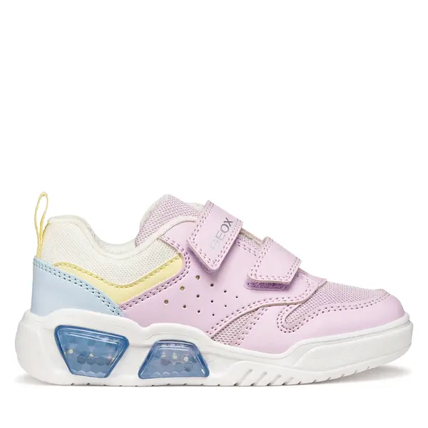 Geox Tenisice Geox J Illuminus Girl J55HPA 014BU C8RM4 D Ružičasta