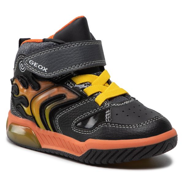 Geox Tenisice Geox J Inek B. C J949CC 0BU11 C0038 M Black/Orange
