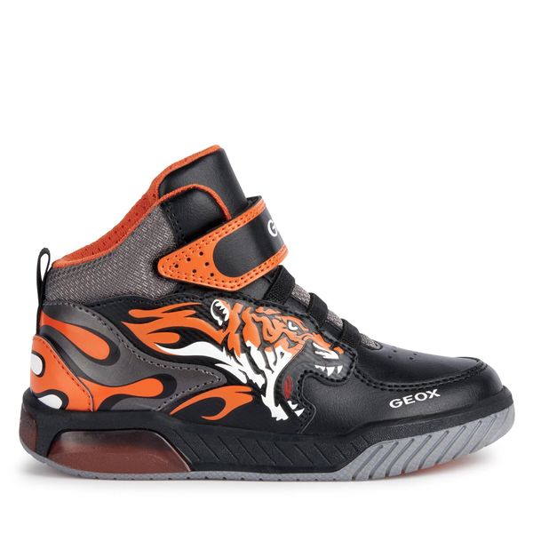 Geox Tenisice Geox J Inek Boy J369CC 0BUCE C0038 D Black/Orange