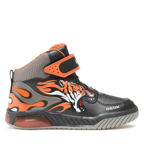 Geox Tenisice Geox J Inek Boy J369CC 0BUCE C0038 M Black/Orange