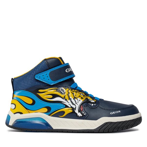 Geox Tenisice Geox J Inek Boy J369CC 0BUCE C0657 DD Navy/Yellow