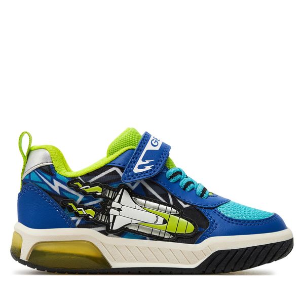 Geox Tenisice Geox J Inek Boy J459CB 011BC C4344 M Royal/Lime