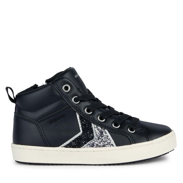 Geox Tenisice Geox J Kalispera Girl J364GB 0BCEW C9244 M Black/Dk Silver