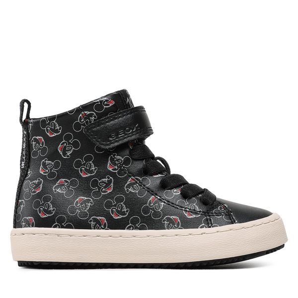 Geox Tenisice Geox J Kalispera Girl J364GH 00004 C0039 M Black/Silver