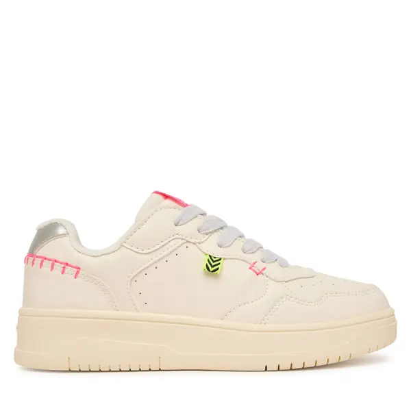 Geox Tenisice Geox J Lestrella Girl J56NLC 000BC C1M1W S Écru