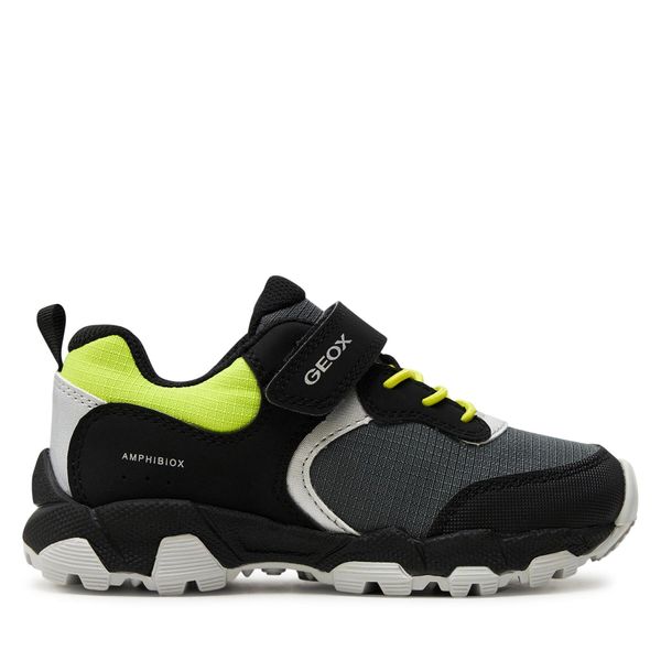 Geox Tenisice Geox J Magnetar Boy B Abx J453ZA 0FU50 C0802 S Black/Lime