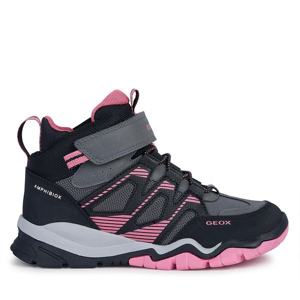 Geox Tenisice Geox J Montrack Girl B Ab J36LHA 0FUME C9A8N S Anthracite/Fuchsia