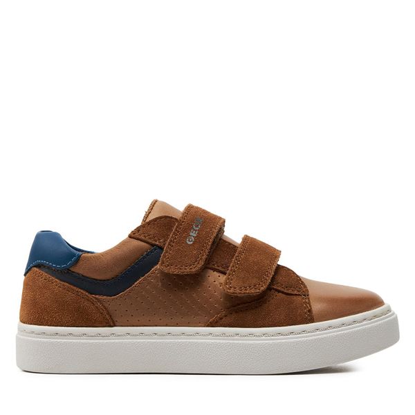 Geox Tenisice Geox J Nashik Boy J45ECB 0CL22 C6381 S Lt Brown/Navy