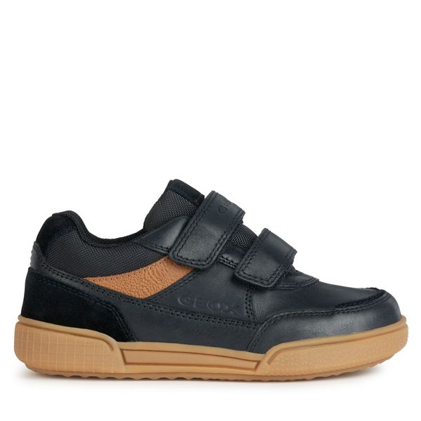 Geox Tenisice Geox J Poseido Boy J16BCC 0CLFU C9209 S Black/Cognac