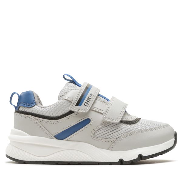 Geox Tenisice Geox J Rooner Boy J35H0B01454C0060 S Lt Grey/Black