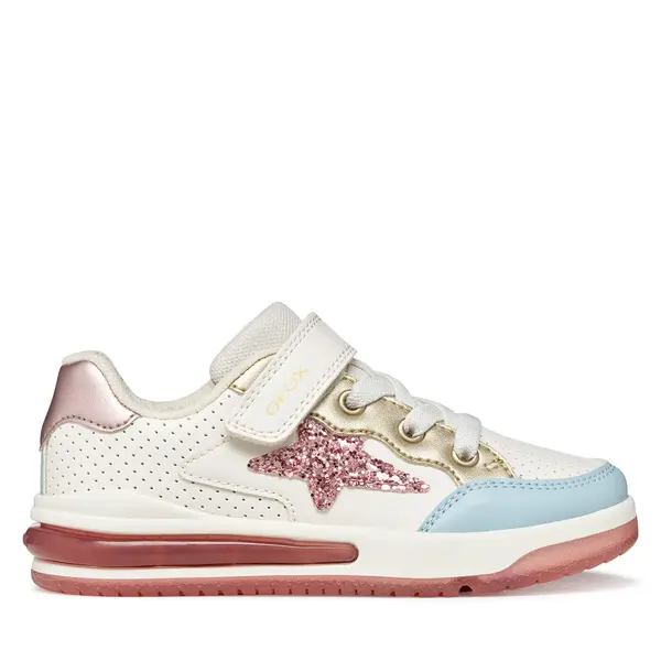 Geox Tenisice Geox J Sketlite Girl J65NWA 054AJ C1Z8W S Bijela