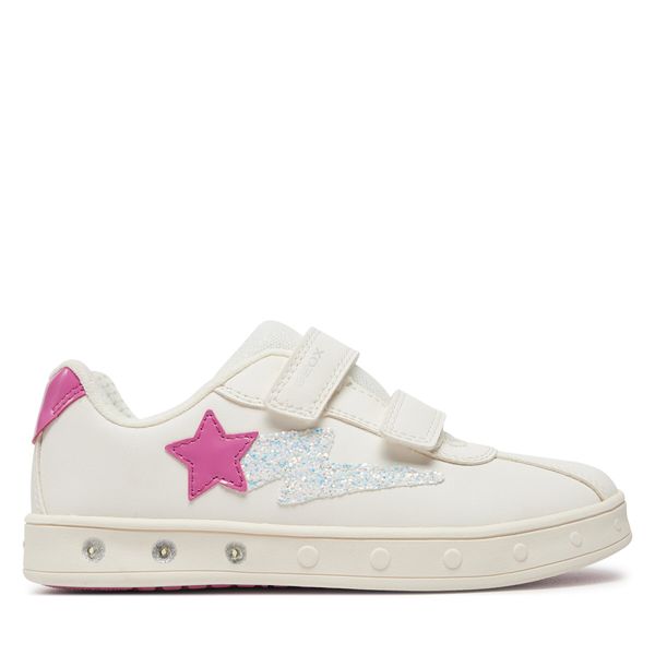 Geox Tenisice Geox J Skylin Girl J458WA 000BC C0563 D White/Fuchsia