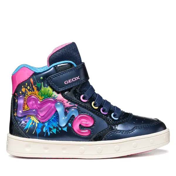 Geox Tenisice Geox J Skylin Girl J668WB 0NFKC C4243 M Tamnoplava