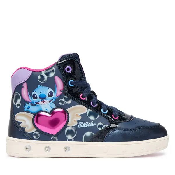 Geox Tenisice Geox J Skylin Girl J668WE 054AJ C4268 D Tamnoplava