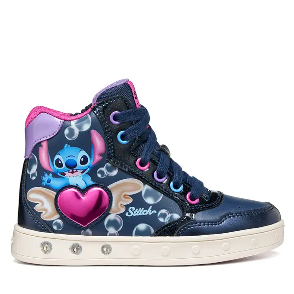 Geox Tenisice Geox J Skylin Girl J668WE 054AJ C4268 M Tamnoplava