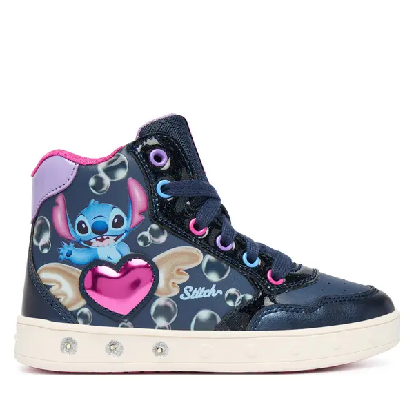 Geox Tenisice Geox J Skylin Girl J668WE 054AJ C4268 S Tamnoplava