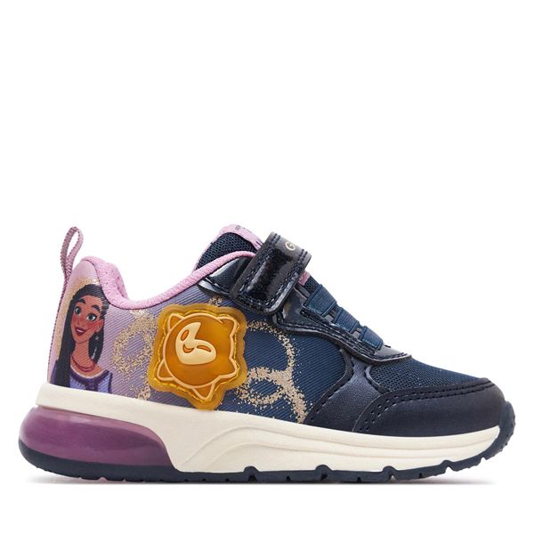 Geox Tenisice Geox J Spaceclub Girl J458VA 0ANAJ CF48Q M Navy/Lavender