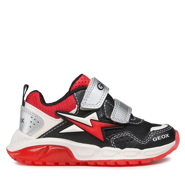 Geox Tenisice Geox J Spaziale B.B J35CQB 014BU C0048 M Black/Red