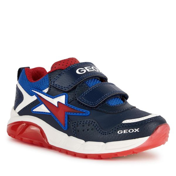Geox Tenisice Geox J Spaziale Boy J36CQA 0BU11 C0735 S Navy/Red