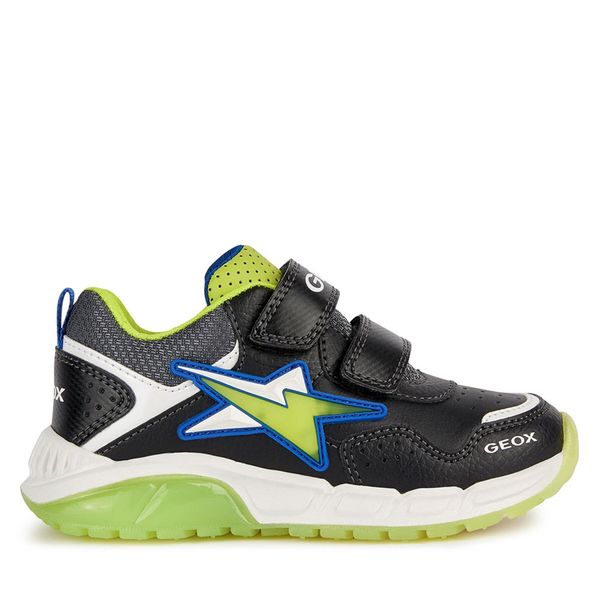 Geox Tenisice Geox J Spaziale Boy J36CQA 0BU11 C0802 D Black/Lime