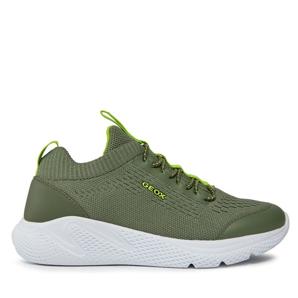 Geox Tenisice Geox J Sprintye Boy J25GBA 0006K C0914 S Military/Lime