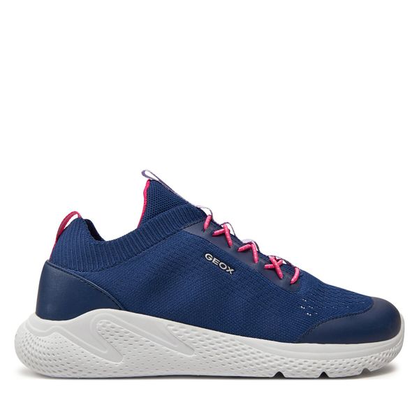 Geox Tenisice Geox J Sprintye G.B J25FWB 0006K C4268 D Navy/Fuchsia