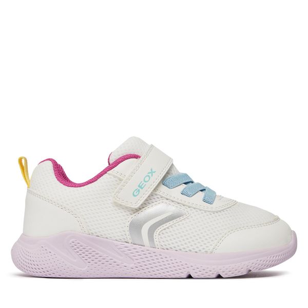 Geox Tenisice Geox J Sprintye Girl J36FWB 01454 C0653 S White/Multicolor